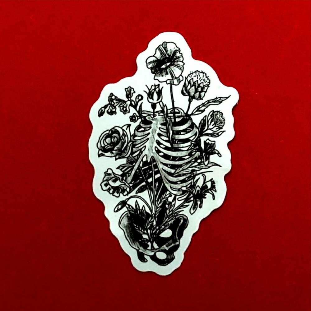 6/$10 Gothic Halloween stickers